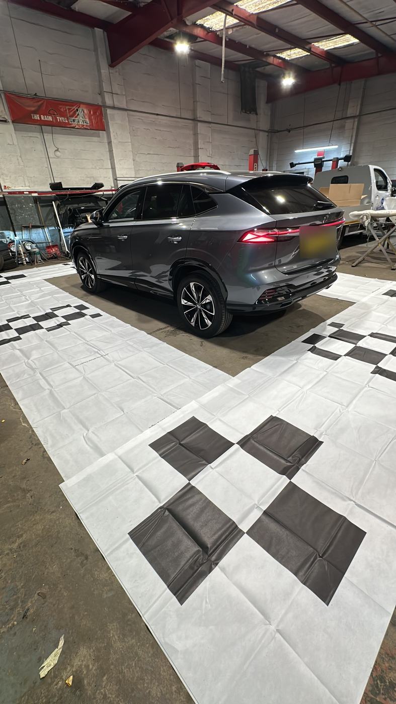 360 surround camera calibration on an MG in Nottingham